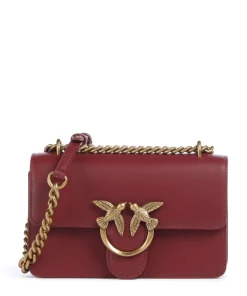 Love One Mini Schultertasche fein genarbtes Rindsleder wein