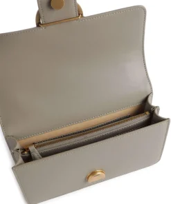 Love One Mini Schultertasche fein genarbtes Rindsleder taupe