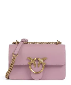Love One Mini Schultertasche fein genarbtes Rindsleder rosa