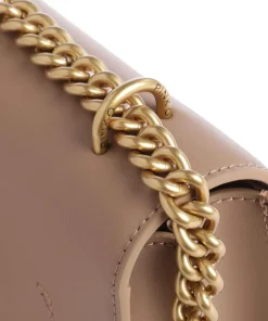 Love One Mini Schultertasche fein genarbtes Rindsleder hellbraun