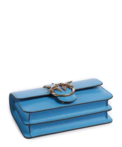 Love One Mini Umhängetasche fein genarbtes Kalbsleder blau