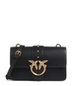 Love One Mini Umhängetasche fein genarbtes Kalbsleder schwarz