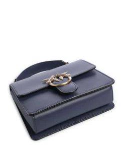 Love One Mini Umhängetasche fein genarbtes Rindsleder dunkelblau