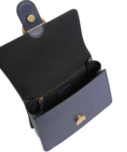 Love One Mini Umhängetasche fein genarbtes Rindsleder dunkelblau