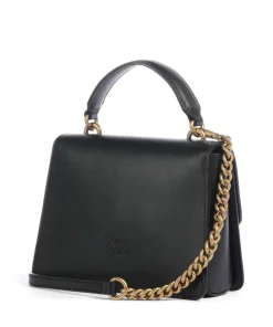 Love One Mini Umhängetasche fein genarbtes Rindsleder schwarz