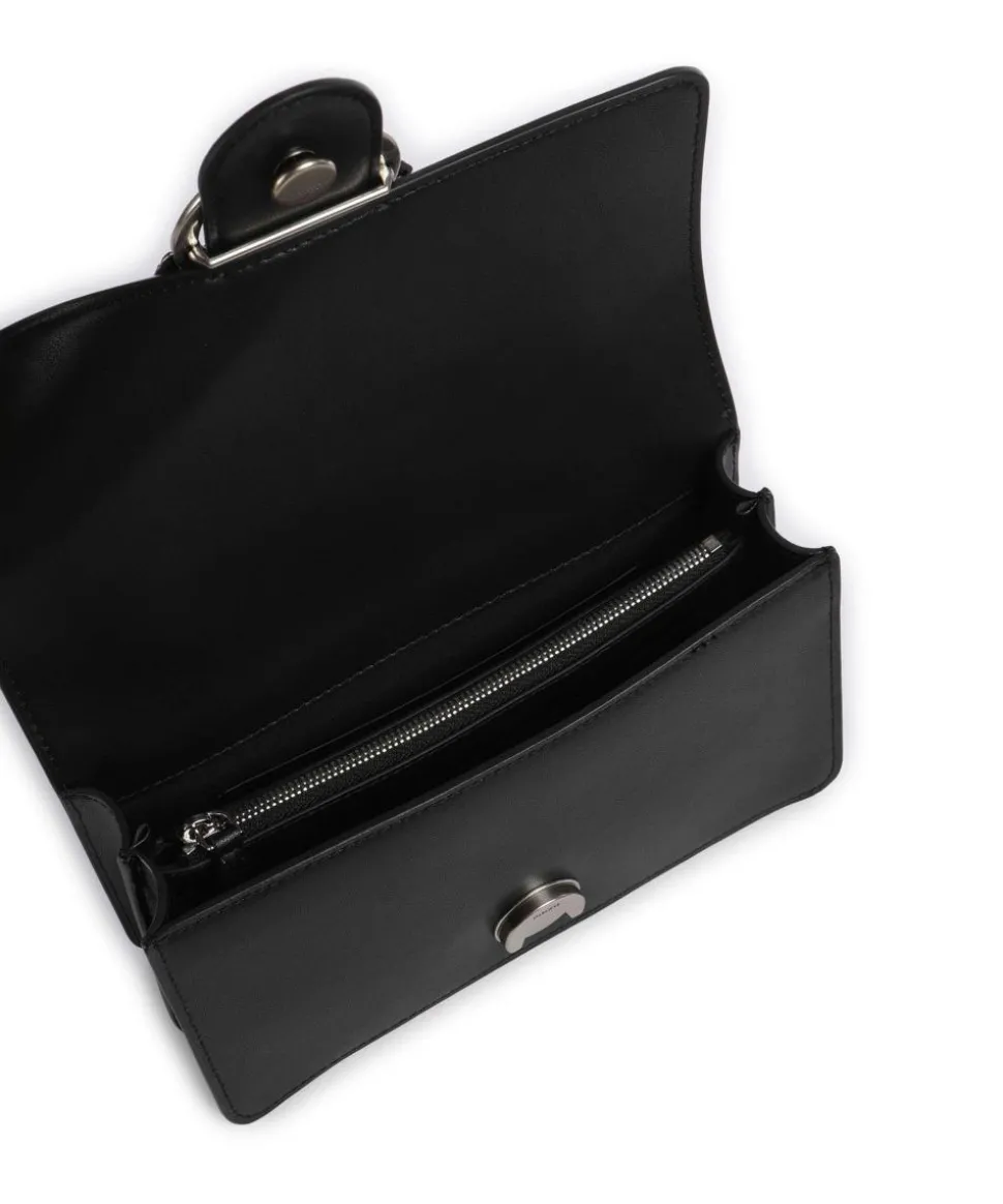 Love One Mini Umhängetasche fein genarbtes Kalbsleder schwarz