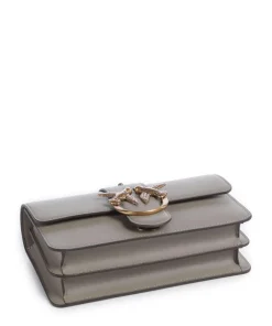 Love One Mini Umhängetasche fein genarbtes Kalbsleder grau