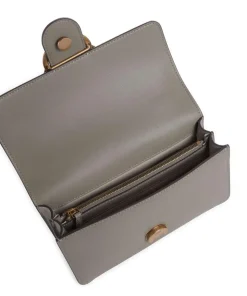 Love One Mini Umhängetasche fein genarbtes Kalbsleder grau