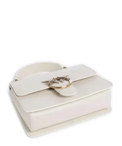 Love One Mini Umhängetasche fein genarbtes Rindsleder elfenbein