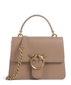 Love One Mini Umhängetasche fein genarbtes Rindsleder braun