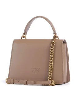 Love One Mini Umhängetasche fein genarbtes Rindsleder braun