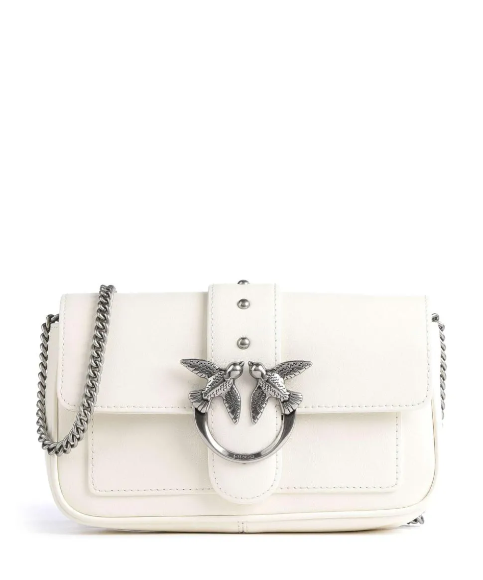 Love One Pocket Geldbörse fein genarbtes Leder elfenbein