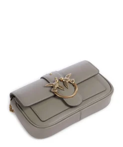 Love One Pocket Geldbörse fein genarbtes Leder grau