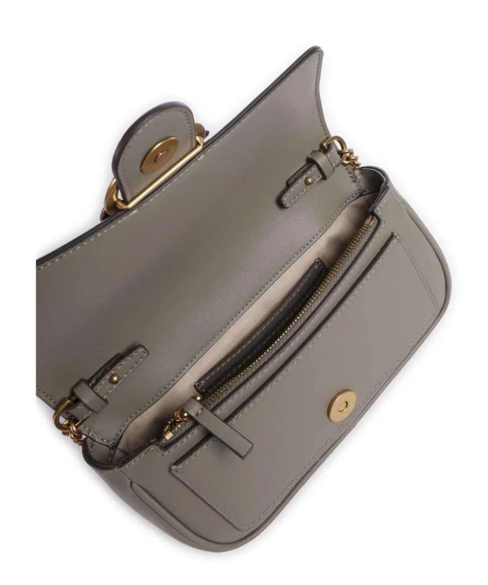 Love One Pocket Geldbörse fein genarbtes Leder grau