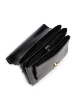 Love One Soft Big Schultertasche fein genarbtes Kalbsleder schwarz