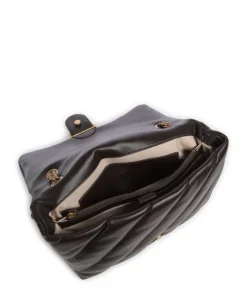 Love Puff Big Schultertasche Schafsleder dunkelbraun