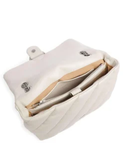 Love Puff Big Schultertasche Schafsleder elfenbein