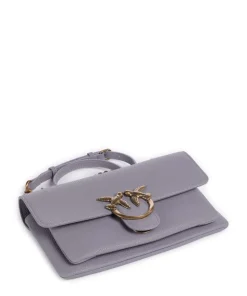 Love Soft Mini Schultertasche genarbtes Leder lavendel