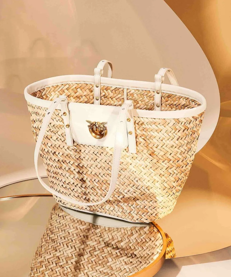 Love Summer Shopper Bast beige/weiß