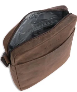 Luca Umhängetasche Ziegenleder braun