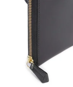 Lucrezia Handytasche Rindsleder schwarz