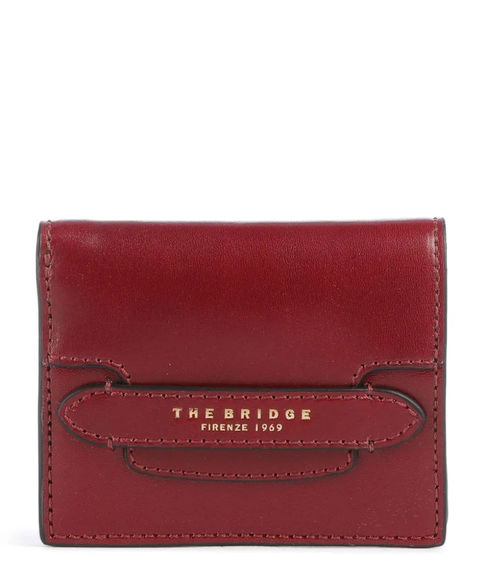 Lucrezia RFID Geldbörse fein genarbtes Rindsleder dunkelrot