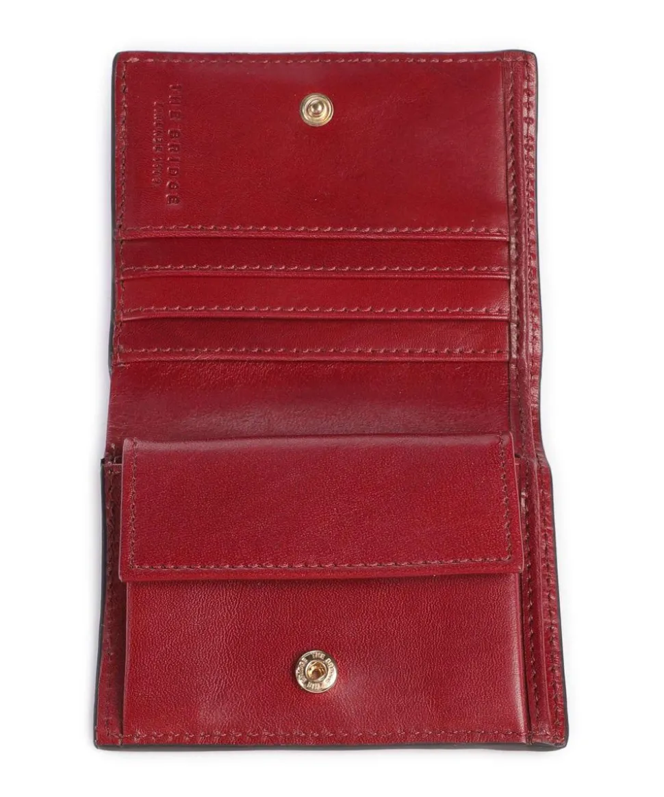 Lucrezia RFID Geldbörse fein genarbtes Rindsleder dunkelrot