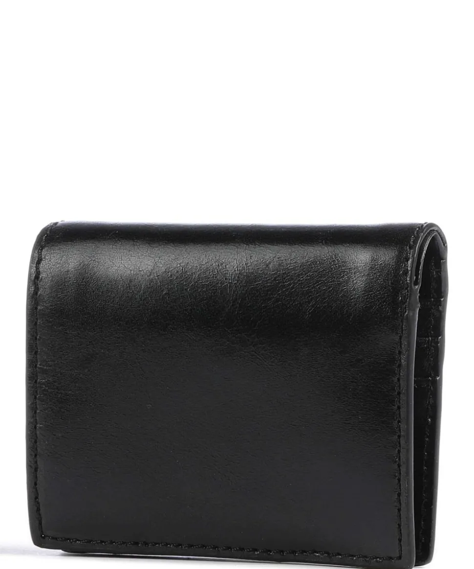 Lucrezia RFID Geldbörse fein genarbtes Rindsleder schwarz