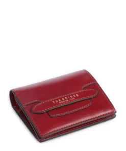 Lucrezia RFID Geldbörse fein genarbtes Rindsleder dunkelrot