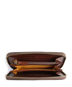 Lucrezia RFID Geldbörse glattes Rindsleder braun