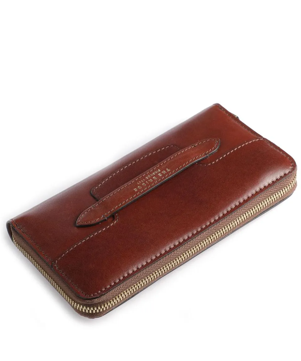 Lucrezia RFID Geldbörse glattes Rindsleder braun