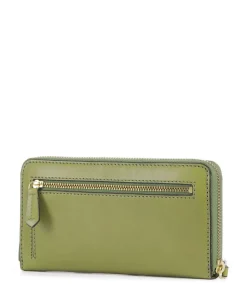 Lucrezia RFID Geldbörse glattes Rindsleder hellgrün