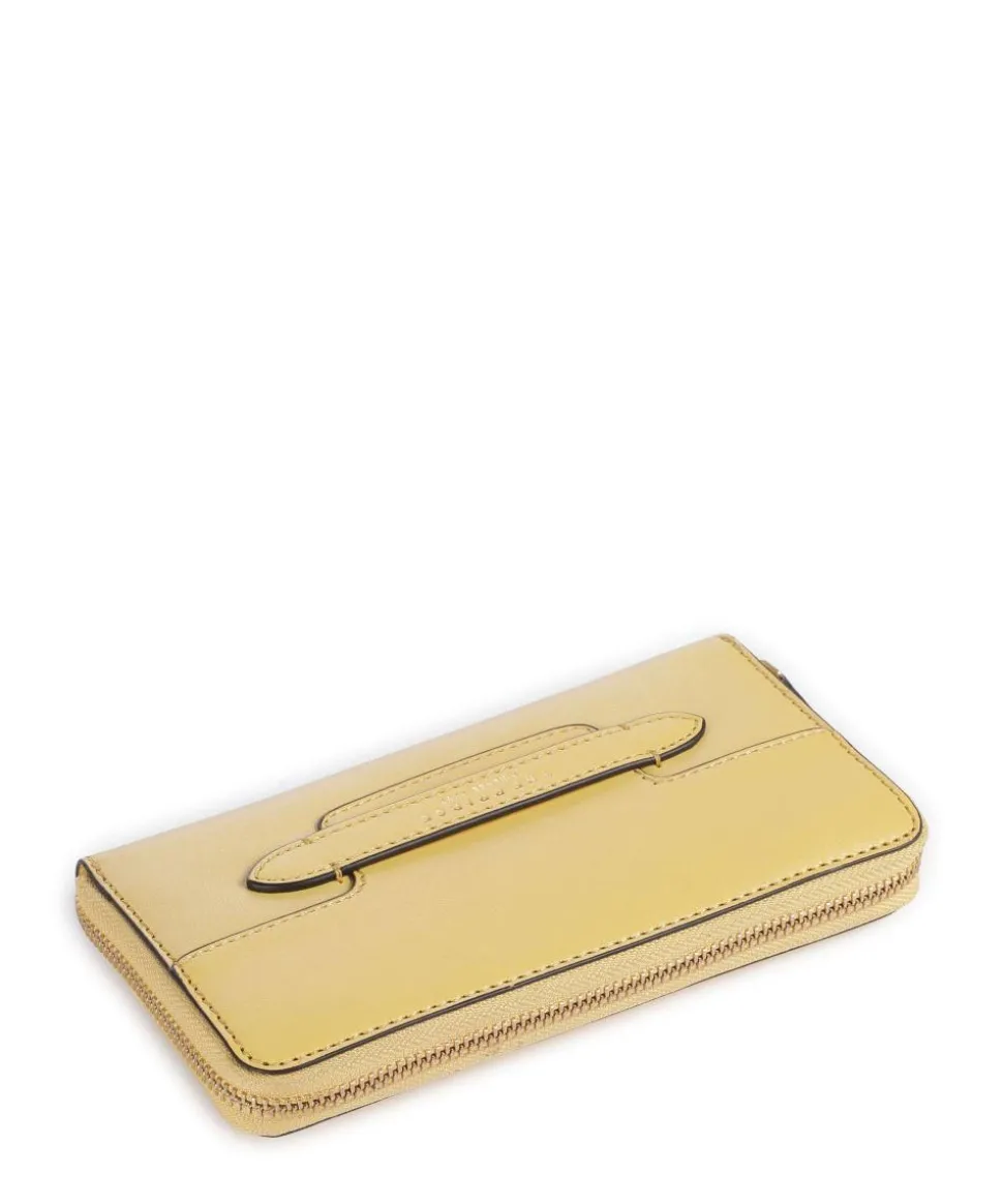 Lucrezia RFID Geldbörse glattes Rindsleder gelb