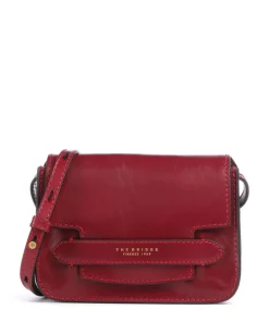 Lucrezia Umhängetasche fein genarbtes Rindsleder dunkelrot
