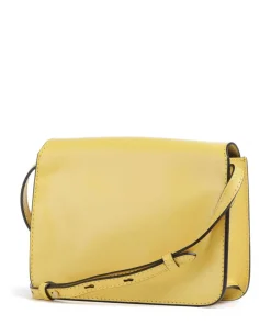Lucrezia Umhängetasche genarbtes Rindsleder gelb