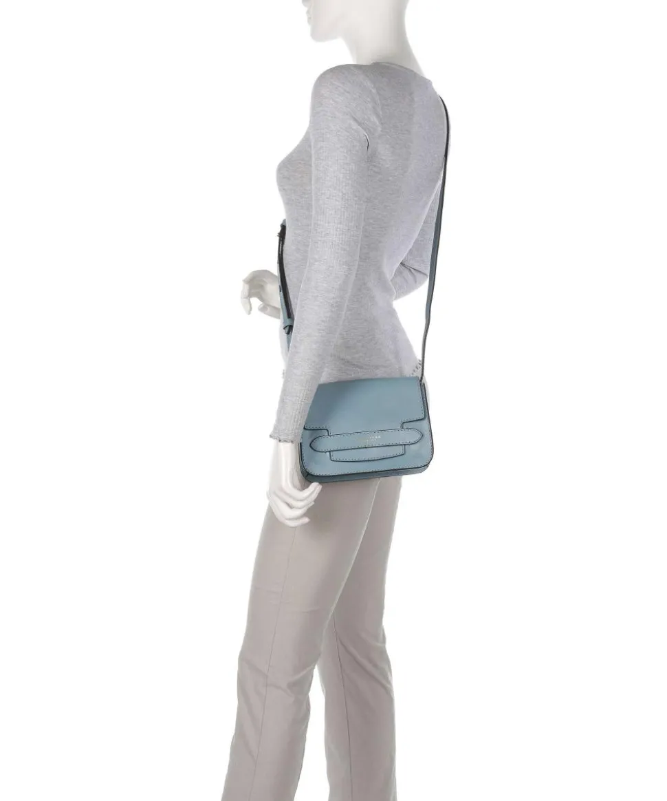 Lucrezia Umhängetasche Rindsleder hellblau
