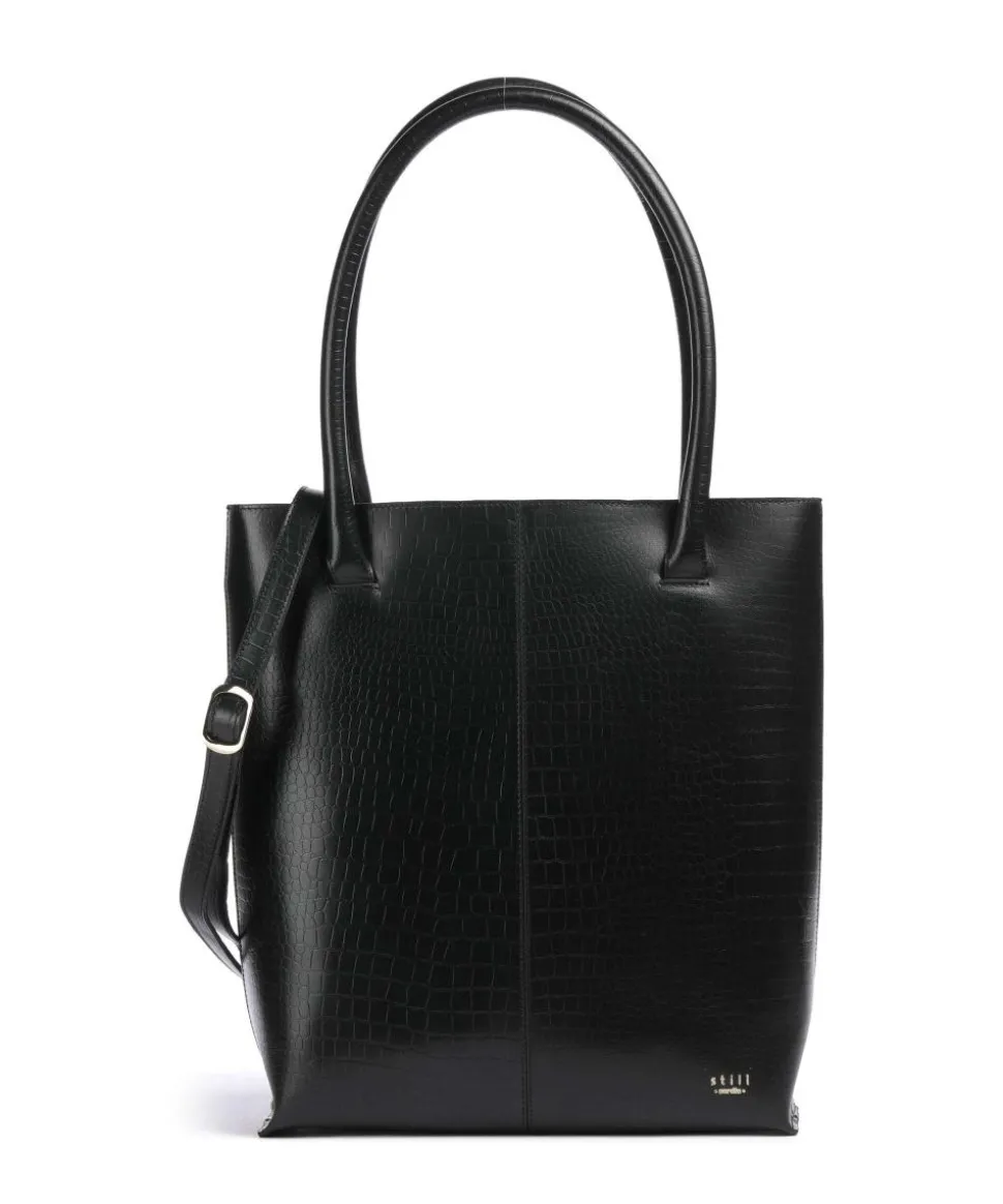 Lucy Shopper Büffelleder schwarz