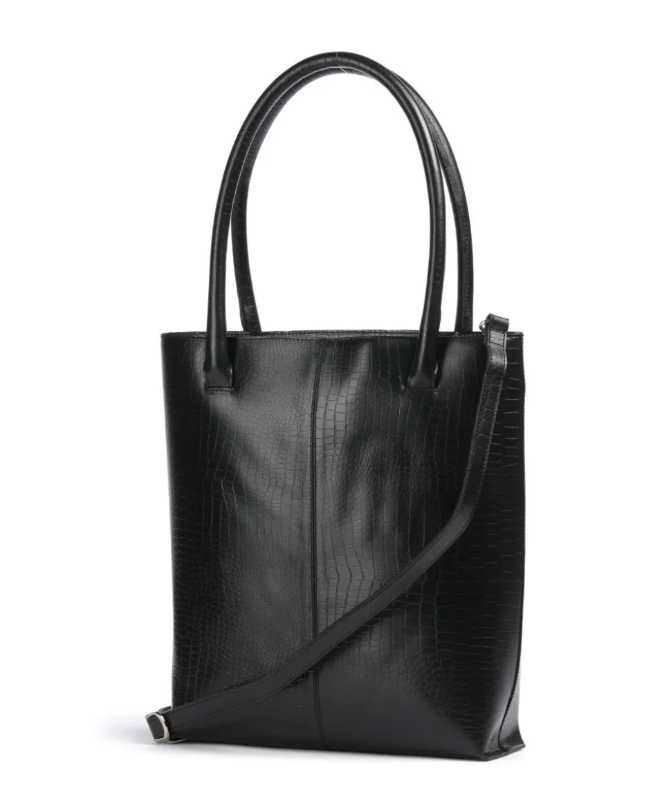 Lucy Shopper Büffelleder schwarz