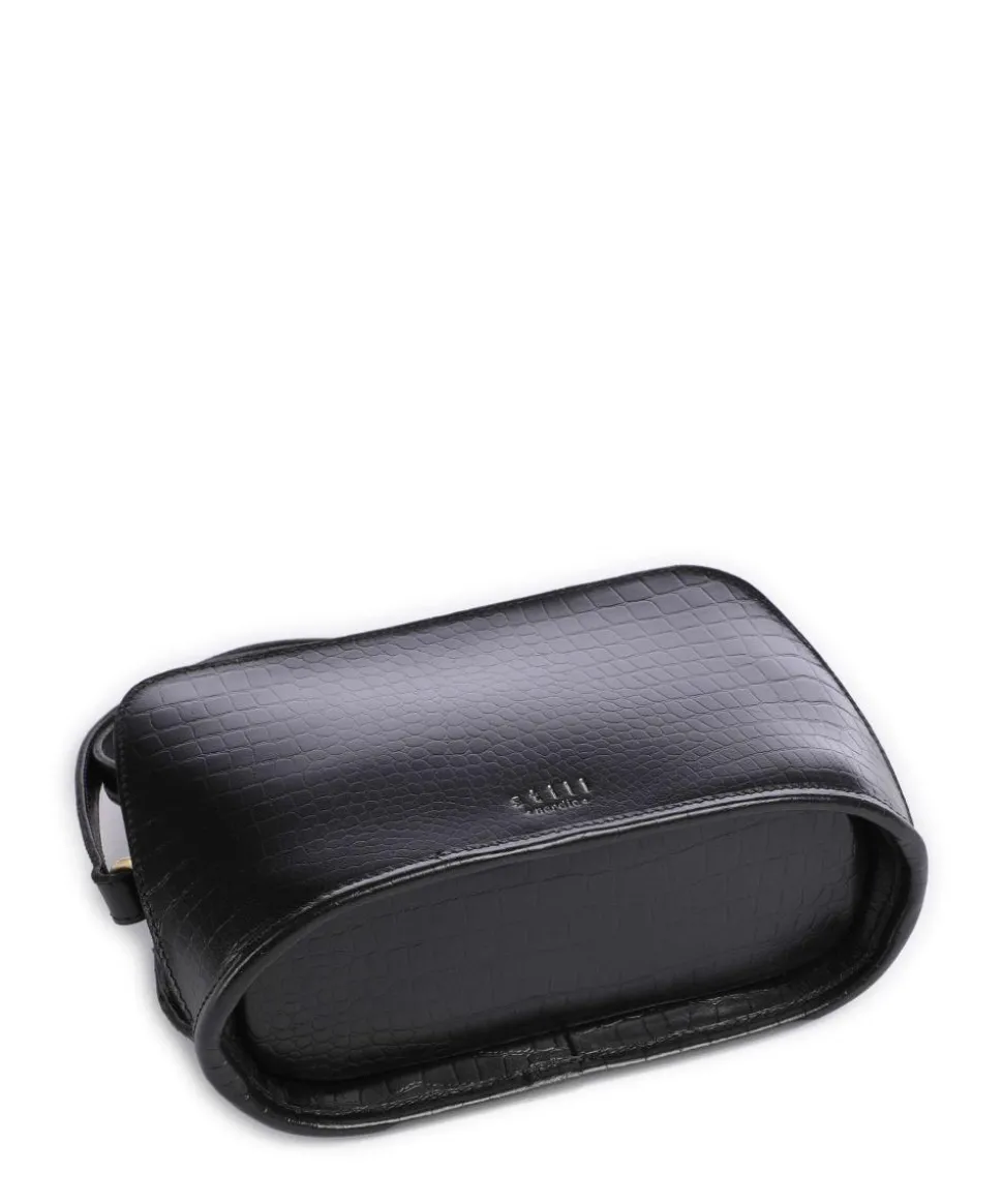 Lucy Umhängetasche Büffelleder schwarz