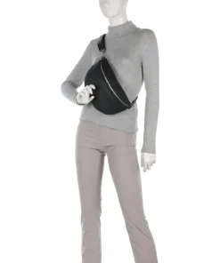 Luis Gürteltasche genarbtes Rindsleder schwarz