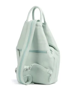 Luis Rucksack genarbtes Rindsleder mintgrün