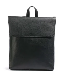 Luis Rucksack genarbtes Rindsleder schwarz