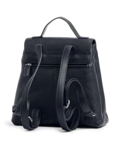 Luis Rucksack genarbtes Rindsleder dunkelblau