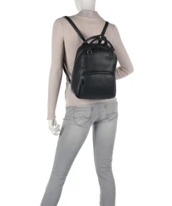 Luis Rucksack genarbtes Rindsleder navy