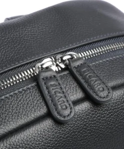 Luis Rucksack genarbtes Rindsleder navy