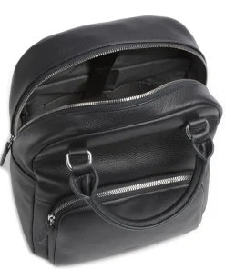 Luis Rucksack genarbtes Rindsleder navy