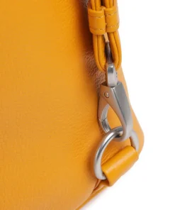 Luis Rucksack genarbtes Rindsleder senfgelb