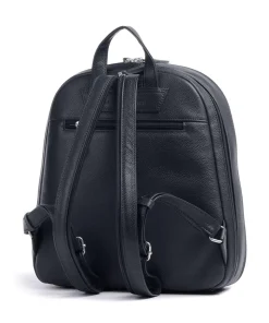 Luis Rucksack genarbtes Rindsleder navy