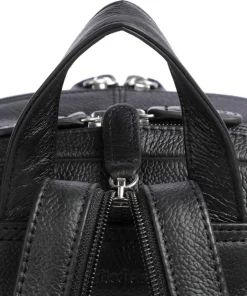 Luis Rucksack genarbtes Rindsleder schwarz