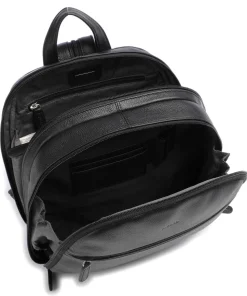 Luis Rucksack genarbtes Rindsleder schwarz